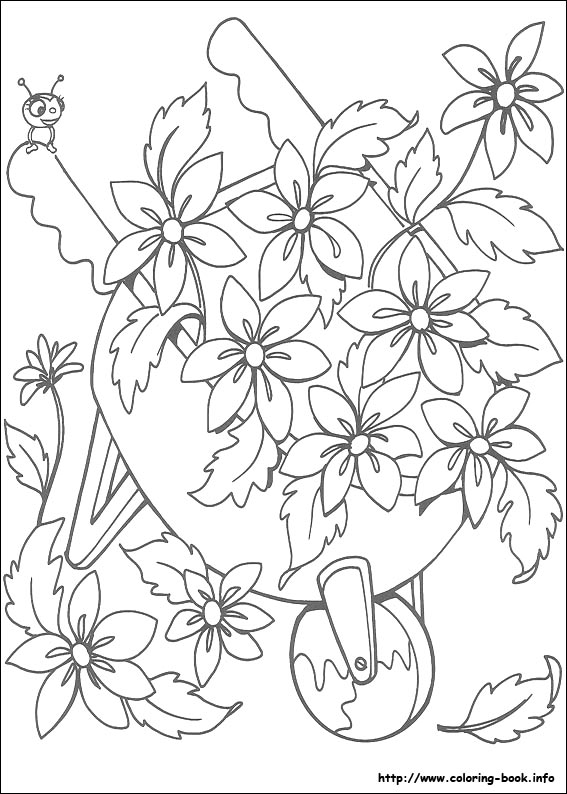 Miss Spider coloring picture